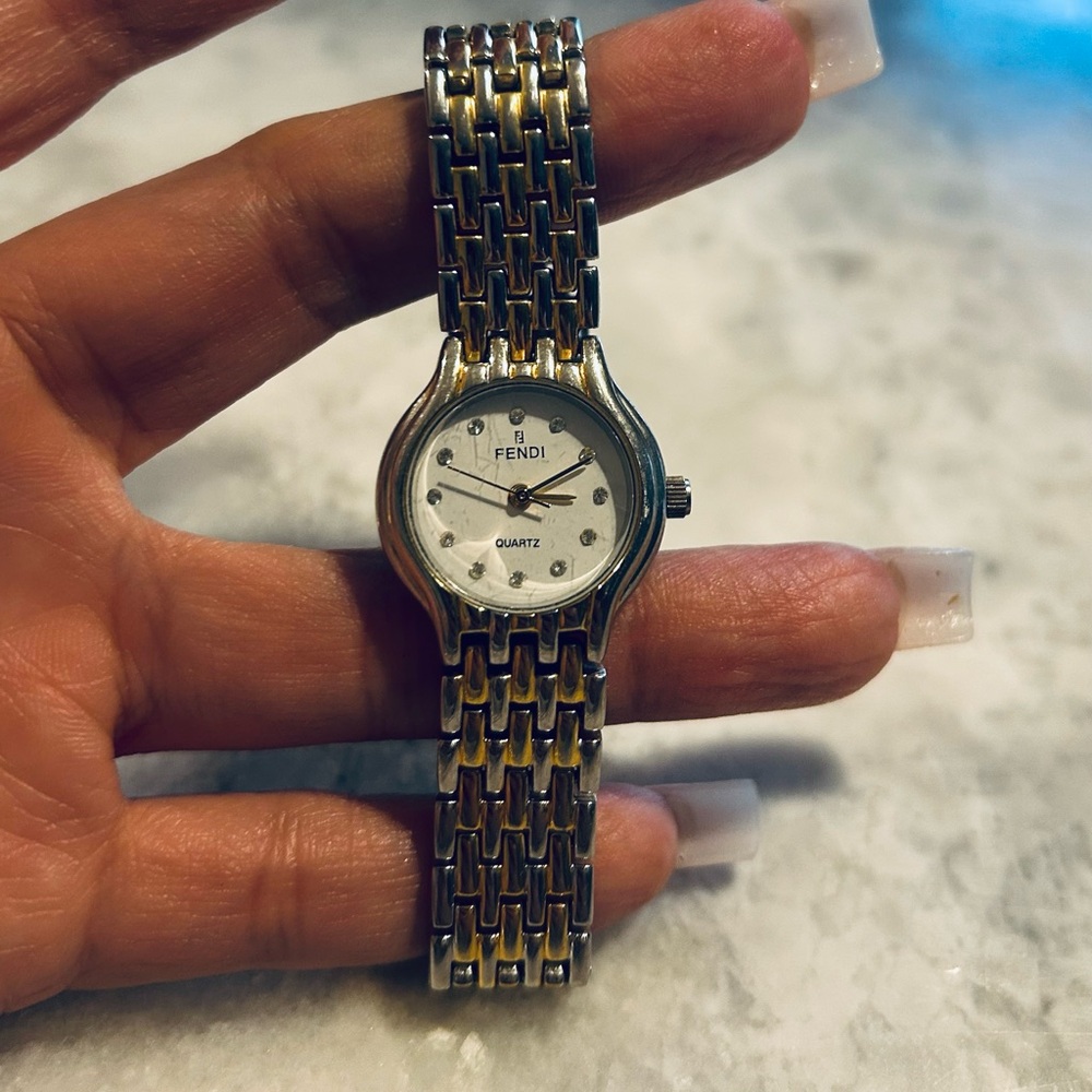 Fashion Women's Silver and Gold Watch